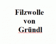 Filzwolle von Gründl